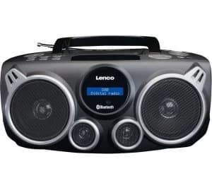 LENCO SCD-685 DAB Bluetooth Boombox - Black