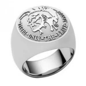 Mens Diesel Stainless Steel Size P Ring