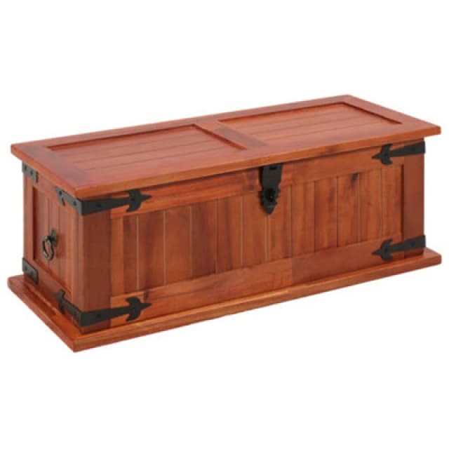 Vidaxl Storage Chest 60X25X22cm Solid Acacia Wood