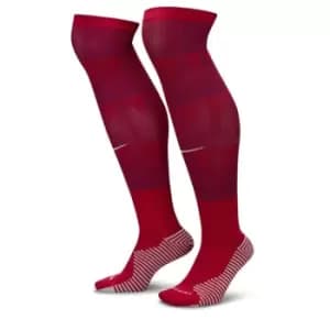 Nike Barcelona Home Socks 2023 2024 Adults - Red