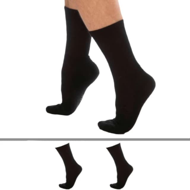 DIM 2-Pack Outdoor Work Socks - Black 43/46