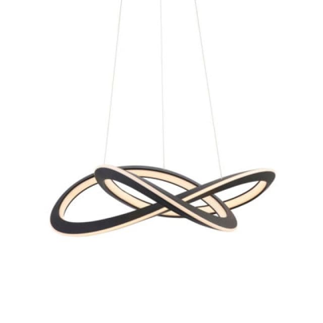 SO'HOME Eliza Wire Pendant Light in Matte Black ONE SIZE