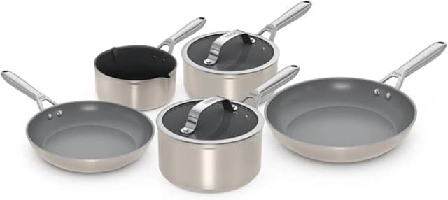 Ninja UK Ninja Ceramic Pro 5 Piece Pan Set - Stone CW35000UKST