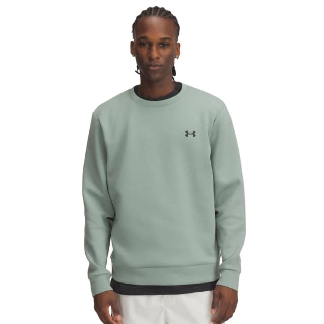 Under Armour Armour Ua Unstoppable Flc Crew Eu Sweatshirt Mens - Green Green S
