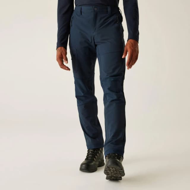 Regatta Regatta Men 'Prolite' Stretch Walking Trousers in Dark Navy Size: 28R Dark Navy 28R Male 5063516015062