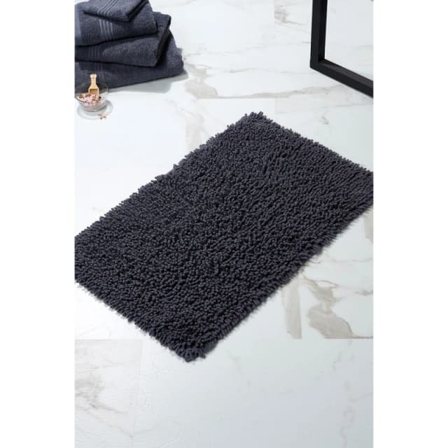 Homelife Cotton Loop Bathmat - Grey Grey One Size