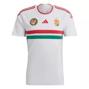 adidas Hungary 22 Away Jersey Mens - White