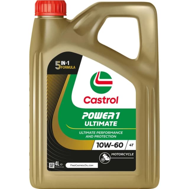 Castrol 160EF5 Engine oil Castrol POWER1 ULTIMATE 4T 10W-60 Capacity: 4l, Full Synthetic Oil Engine Oil (1862)