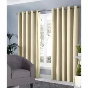 Ground Level Groundlevel Blackout Curtains Cream 46X54