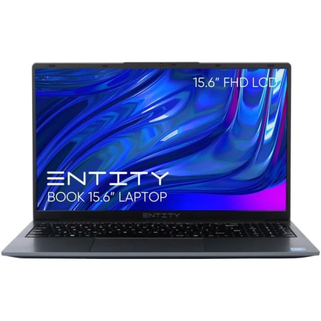 Entity Book 15 15.6" Laptop - Intel Celeron N4020 Black unisex One Size