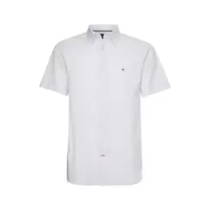 Tommy Hilfiger Short Sleeve Poplin Shirt - Blue