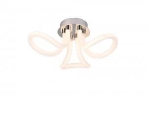 Ceiling, 40W LED, 3000K, 3000lm, IP20, Chrome