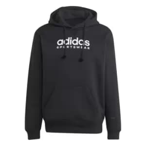 adidas All SZN Fleece Graphic Hoodie Mens - Black