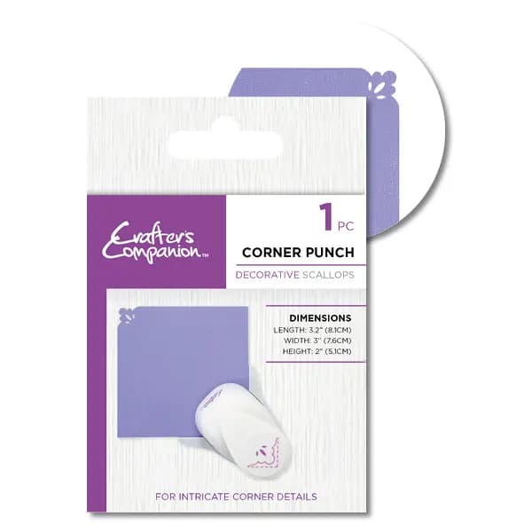 Crafter's Companion Corner Punch Decorative Scallops