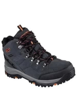 Skechers Relment Waterproof Outdoor Lace Up Boot, Grey, Size 7, Men