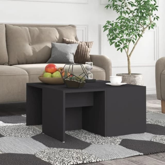 VIDAXL Coffee Tables 4 pcs Grey 33x33x33cm Engineered Wood Vidaxl 8720286560167