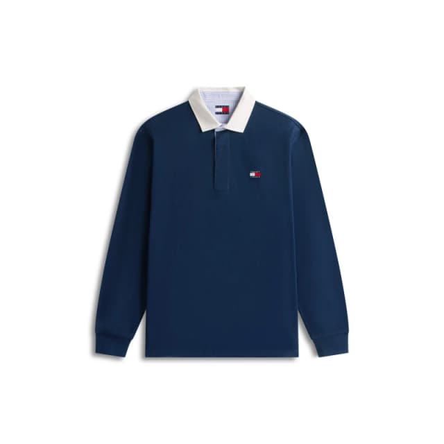 Tommy Jeans TJ Rlx Ess Rugby Sn63 Dark Night Navy male S