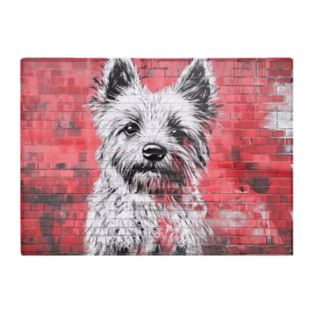 Warren Reed Designer Banksy Inspired West Highland Terrier Chopping Board