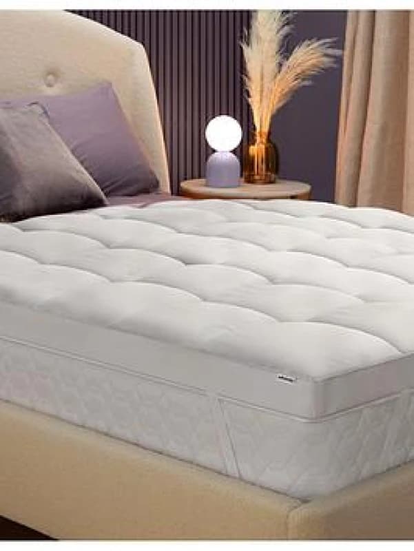 Silentnight Deep Sleep 1000 Mattress Topper Hypoallergenic Easy Fit Thick Mattress Cover