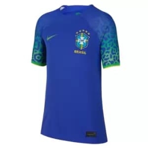 Nike Brazil Away Shirt 2022 2023 Juniors - Blue