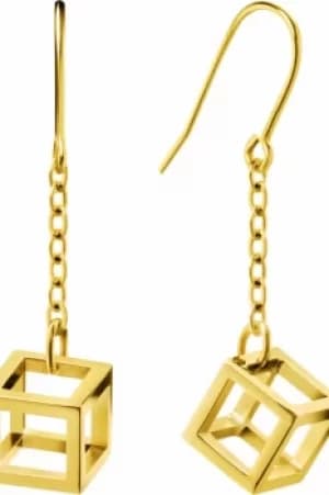 Ladies Calvin Klein PVD Gold plated Daring Earrings KJ3HJE100200