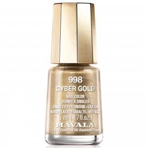 Mavala Cyber Chic Mini Colour Nail Varnish 5ml (Various Shades) - Cyber Gold