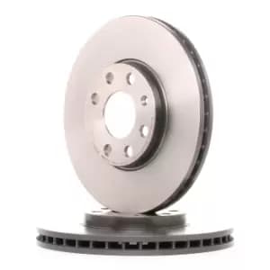 PAIR PAINTED BREMBO BRAKE DISCS 09.7628.11