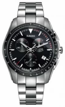 RADO XXL HyperChrome Chronograph Stainless Steel Black Dial Watch