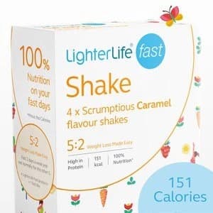 52 LighterLife Fast Caramel Shake x4