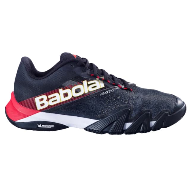 Babolat Mens Jet Padel Trainers Black/Red male 7 (40.5)