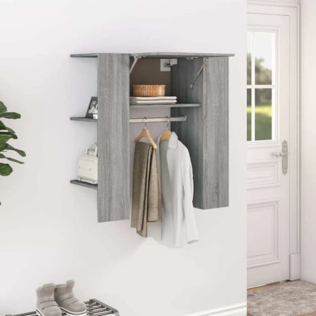 Vidaxl Hallway Cabinet Grey Sonoma 97.5X37X99cm Engineered Wood, Grey 820515