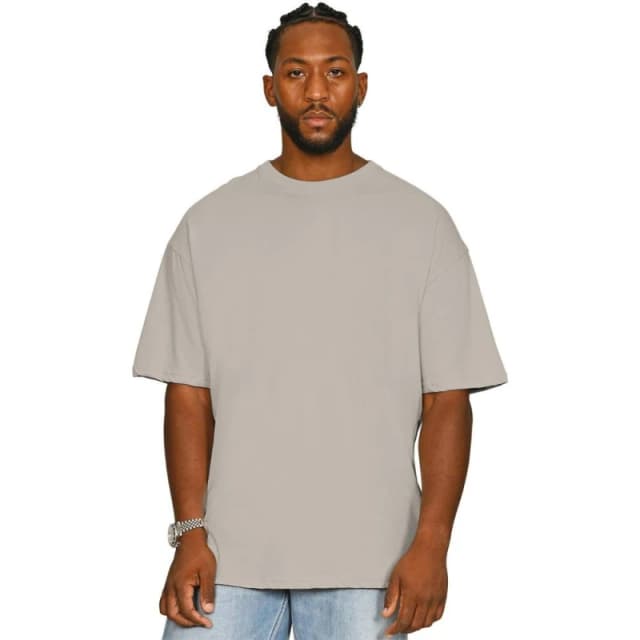 Casual Classics Mens Core 180 Combed Ringspun Cotton Regular T-Shirt in Stone Size: XS Stone Male XS