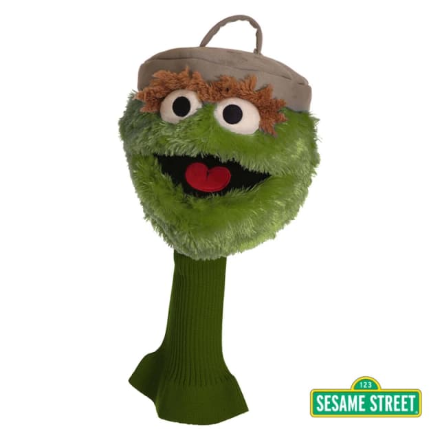 Sesame Street Sesame Street Oscar Living Puppets Golf Club Headcover in Green Green One Size Unisex 4260300832459