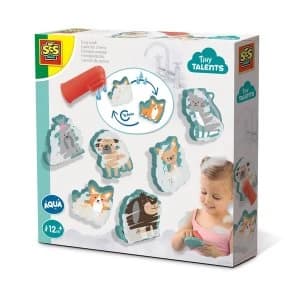 SES Creative - Childrens Tiny Talents Aqua Dog Wash Bath Toy Set (Multi-colour)
