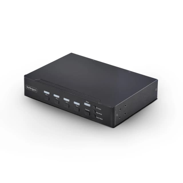 StarTech.com StarTech.com 4-Port DisplayPort KVM Switch with Mouse Roaming and Multi-View / Picture-in-Picture, 4K 60Hz, USB 3.0 (5Gbps) Hub, Hotkey C