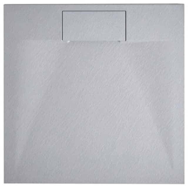 Beliani Shower Tray Azzurro 800 X 800 X 30 mm Grey