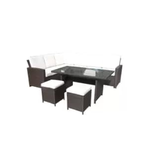Berlin 8 Seat Corner Outdoor Dining Set
