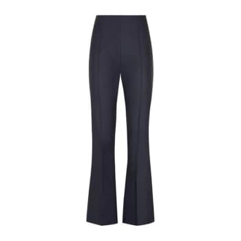 James Lakeland Bootleg Wax Finish Trousers - Black