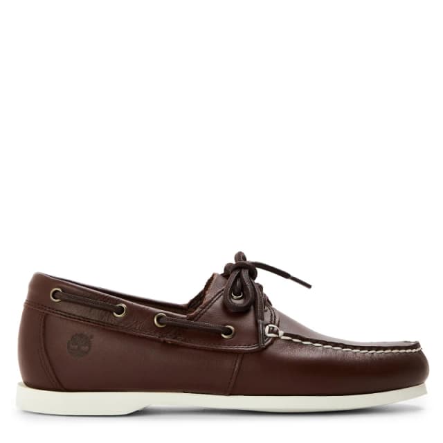 Timberland Mens Boat Shoe Boat Shoes Chocolate male 6.5 (40)