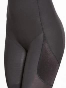 Miraclesuit Rear Lift High Waisted Thigh Slimmer Black Size M Women