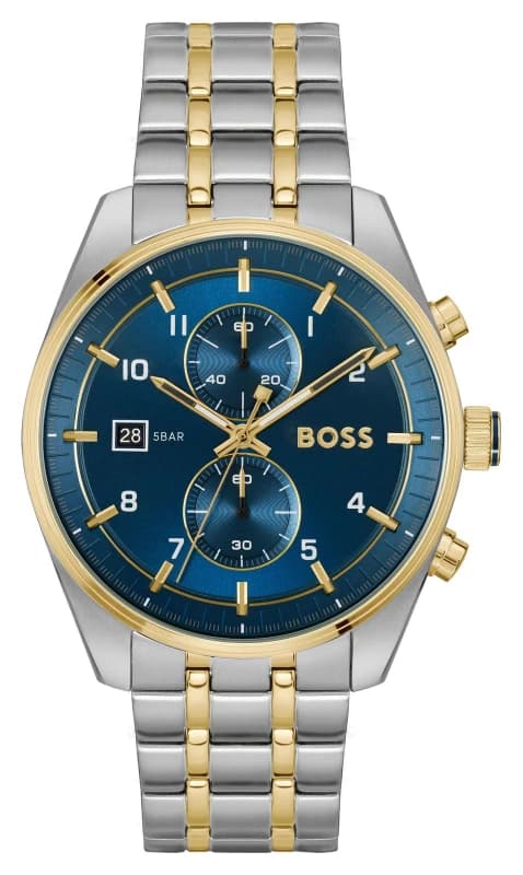 BOSS 1514247 SkyTraveller Chronograph (44mm) Blue Dial / Two Watch