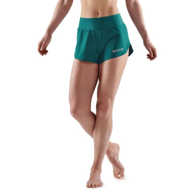 Skins Running Shorts Womens - Green Green 8