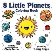 8 little planets coloring book a solar system coloring book for toddlers an