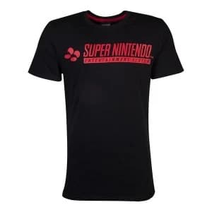 Nintendo - Snes Logo Mens X-Large T-Shirt - Black