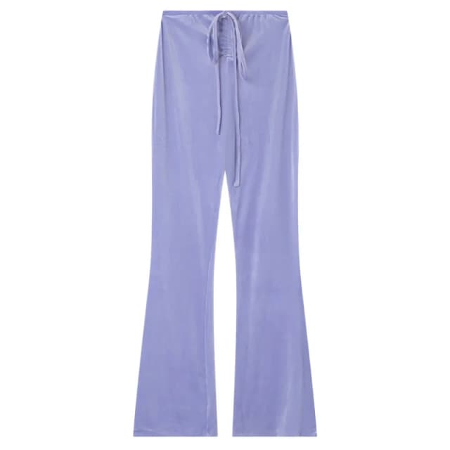 Sixth June Womens Trousers Sixth June Cordon Details Violet Female M