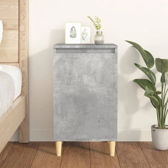 VIDAXL Bedside Cabinet Concrete Grey 40x35x70cm Engineered Wood Vidaxl 8720845737269