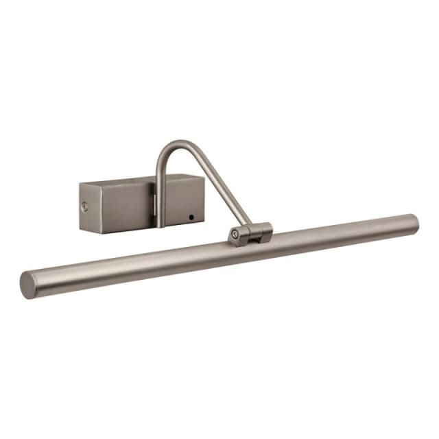 Firstlight LED Wall Picture/Mirror Light Dim Touch Memory Dimmer and Remote 3000K in Brushed Steel