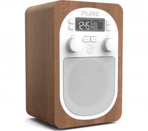 Pure Evoke H2 Portable DAB/FM Clock Radio - Walnut