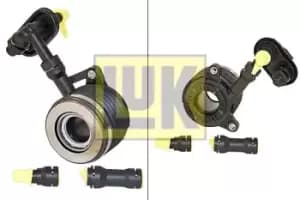 LuK Central Slave Cylinder, clutch 510 0250 10 HYUNDAI,KIA,ix35 (LM, EL, ELH),Tucson (TL, TLE),i30 (FD),i40 CW (VF),TUCSON (JM),SANTA FE II (CM)