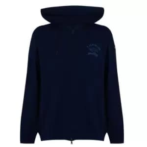 Paul And Shark Fleece Zip Hoodie - Blue